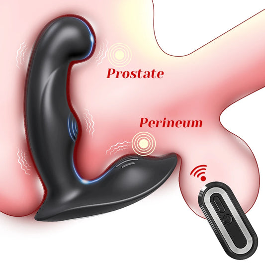 Vibrating Prostate Massager Plug